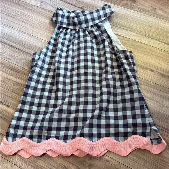 Sail To Sable plaid tank size small pink trim - Picture 2 of 4